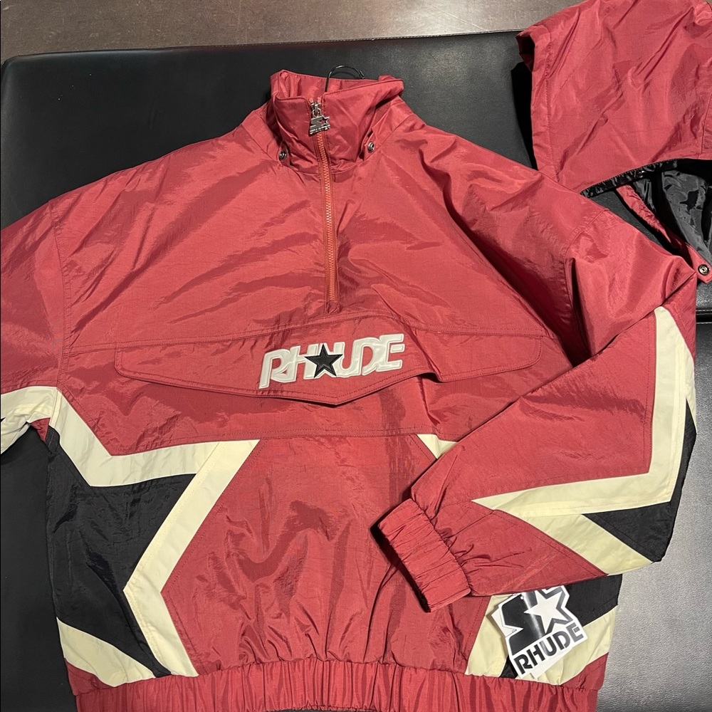 Starters Rhude windbreaker half zip jacket